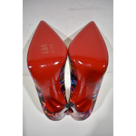 Christian Louboutin So Kate 120 Patent Discolaser Red Stiletto Heel Pump 37 - Picture 12 of 12